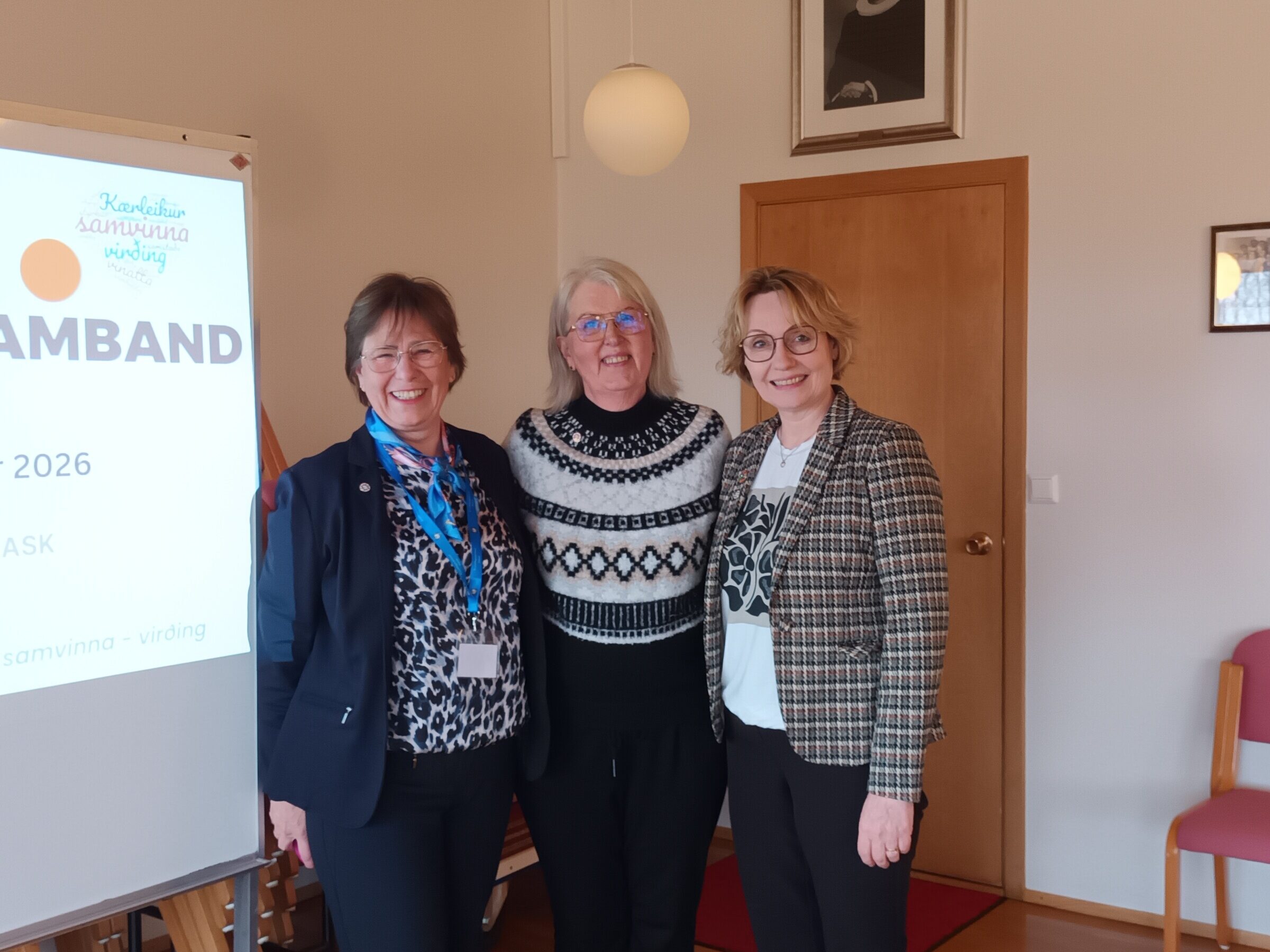 Dagmar Elín, Guðbjörg Ósk og Eva Björk