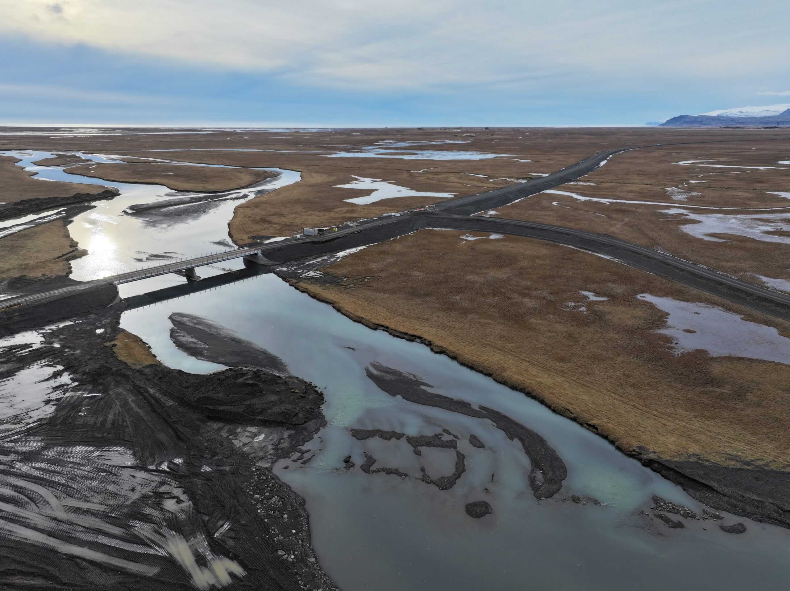Nýr vegur yfir Hornafjarðarfljót vígður